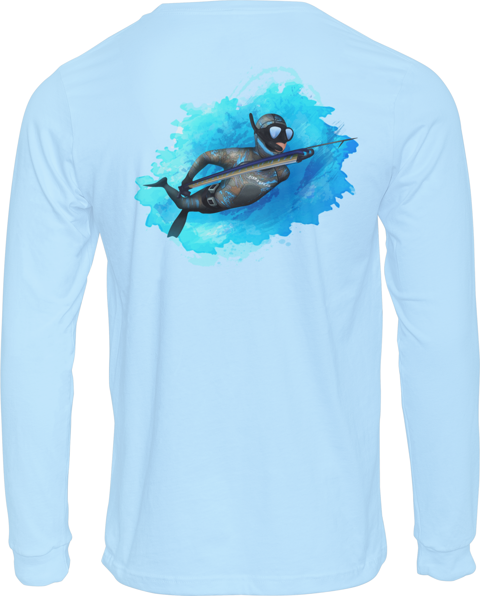 Ultimate Spearo Design Long Sleeves UV, Polyester T-shirt